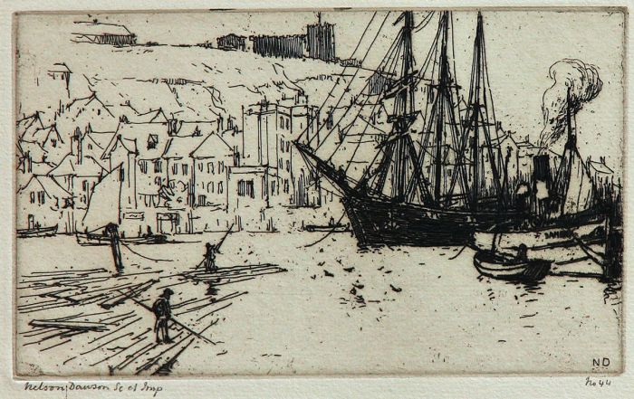 Nelson Dawson Sc et Imp - Etching no 44