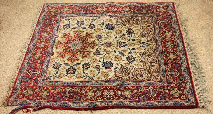Extremely Fine Persian Prayer Rug