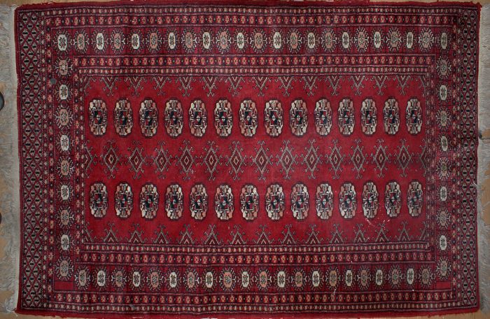Old Persian Bokhara Bukhara Rug 100 x 150 cm