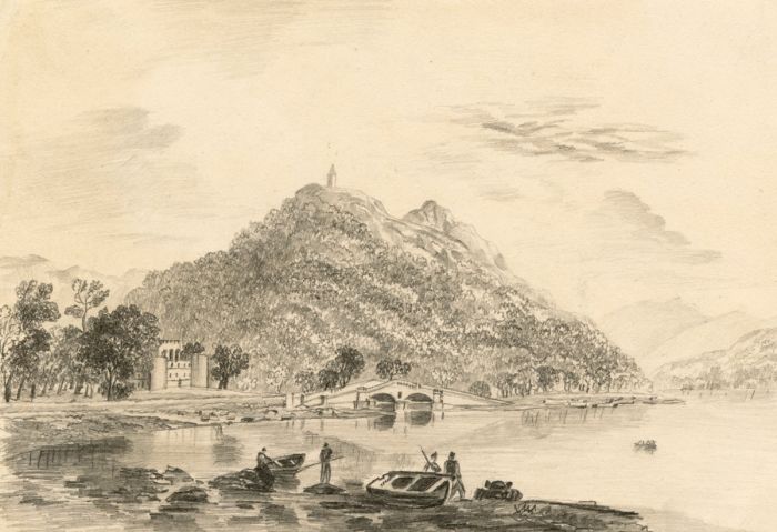Inverary Castle Pencil Drawing