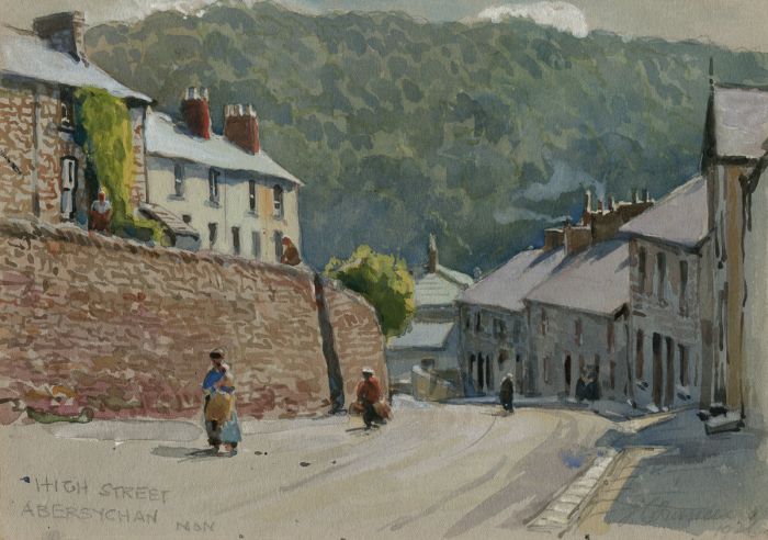 George Charles Francis (1860-1940) - High Street Abersychan Monmouthshire