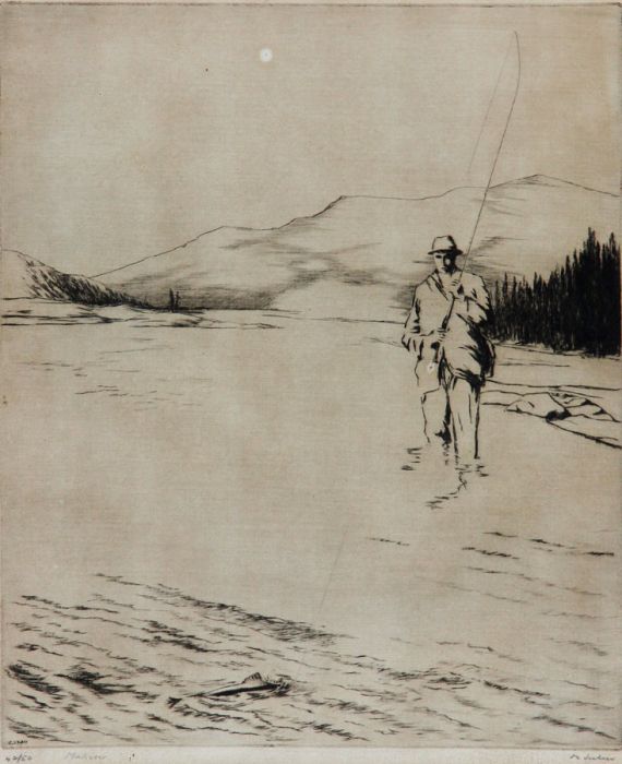 F S Tuket - Mahseer Drypoint