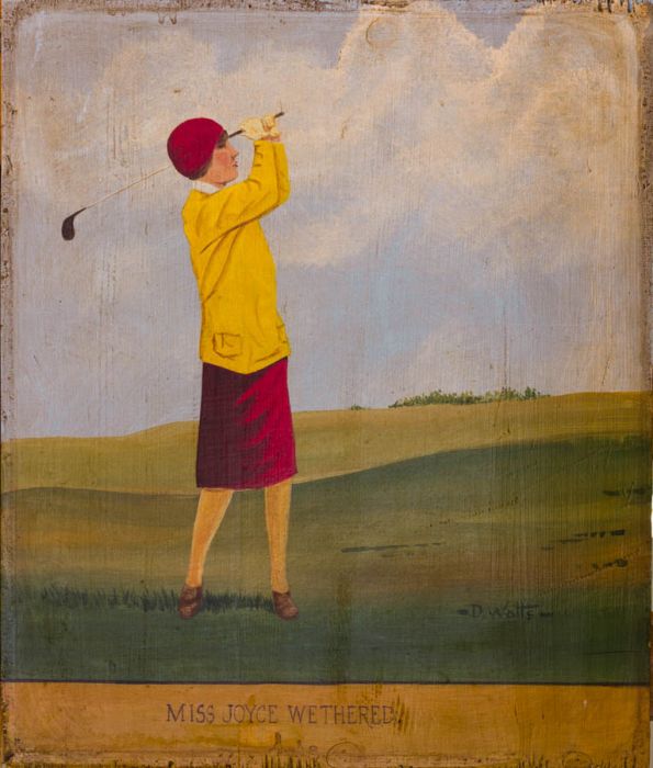 D. Watts - Mid 20th Century Oil, Miss Joyce Wethered