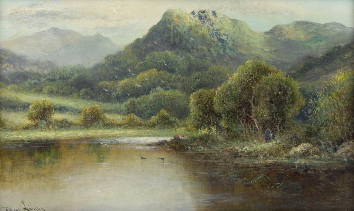 William Langley - Early 20th Century Oil, River Landscape
