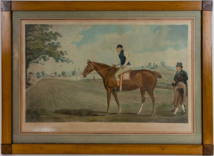 J.H Wright -  19th Century Aquatint - Portrait of Mr Thomas George 