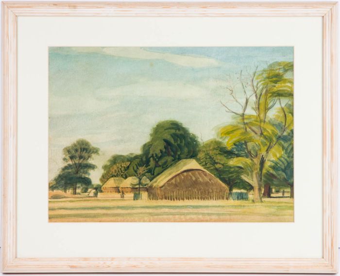 John Powell - Fine 1947 Watercolour, Nonsutch Park