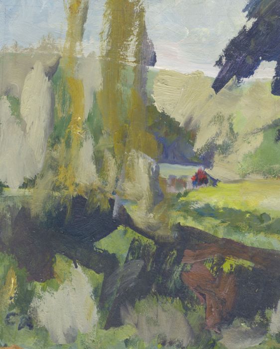 Gilbert Adams FRPS (1906-1996) - Mid 20th Century Oil, Pastoral View
