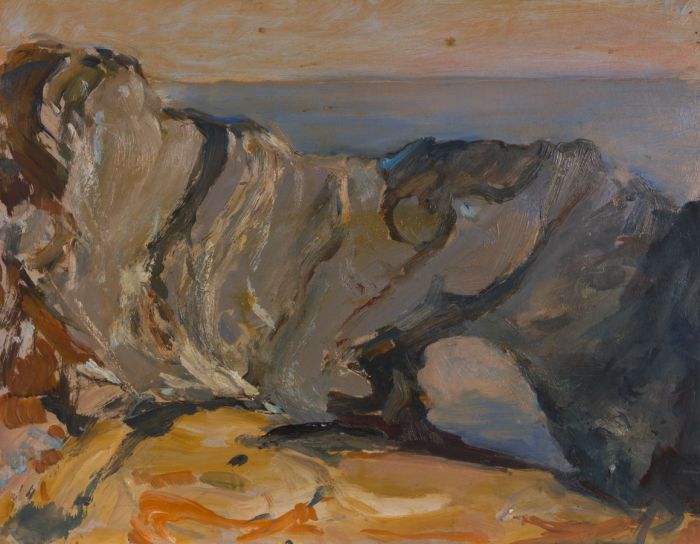 Gilbert Adams FRPS (1906-1996) - Mid 20th Century Oil, Cove