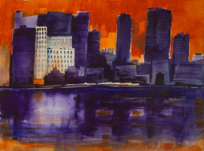 Rosalind Adams (née Thuillier) - Contemporary Watercolour, New York