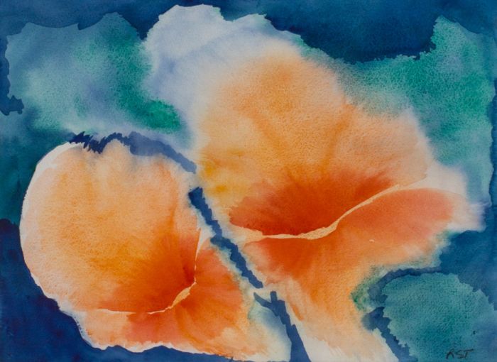 Rosalind Adams (née Thuillier) - Contemporary Watercolour, Transparency