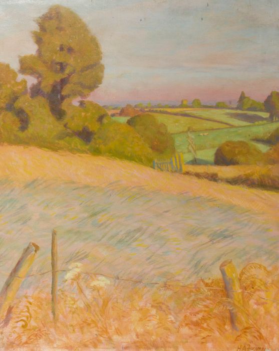Mid 20th Century Oil - Rural Landscape