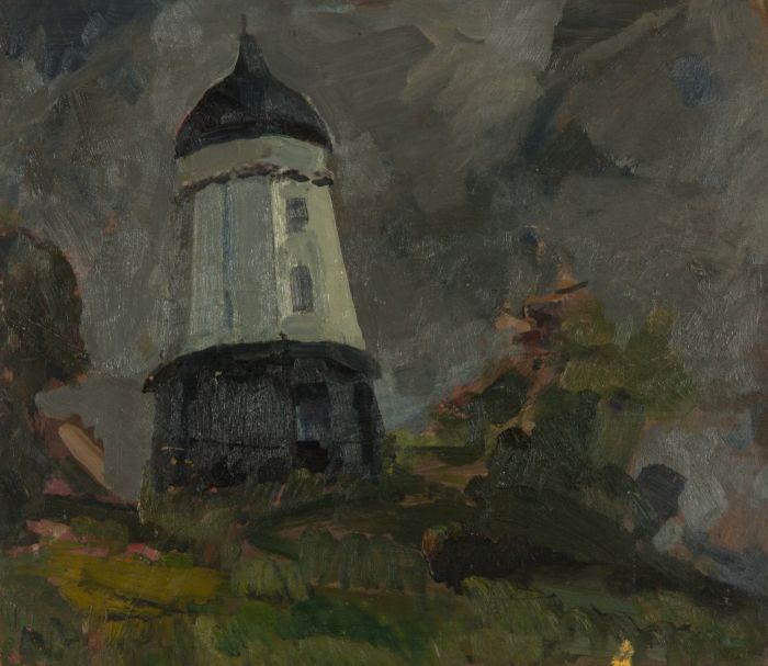 Gilbert Adams FRPS (1906-1996) - Mid 20th Century Oil, Lighthouse