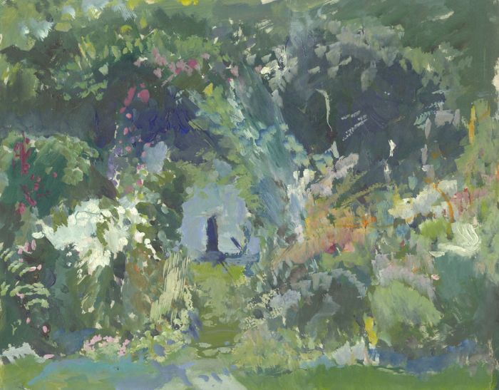Gilbert Adams FRPS (1906-1996) - Mid 20th Century Oil, Garden