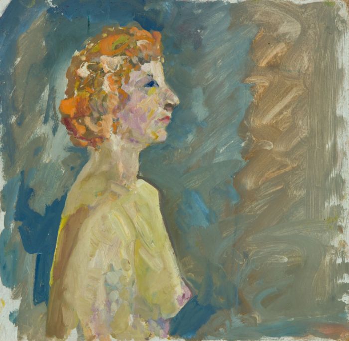 Gilbert Adams FRPS (1906-1996) - Mid 20th Century Oil, Nude Portrait