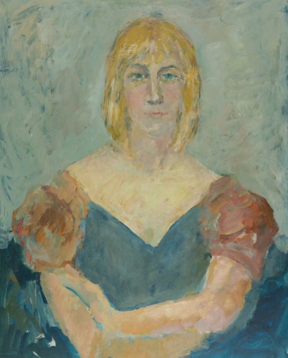 Gilbert Adams FRPS (1906-1996) - Mid 20th Century Oil, Portrait of a Woman