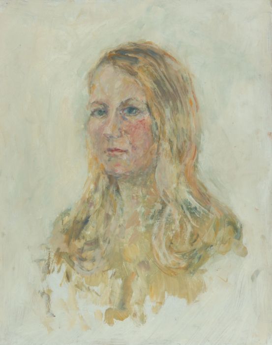 Gilbert Adams FRPS (1906-1996) - Mid 20th Century Oil, Portrait of a Woman