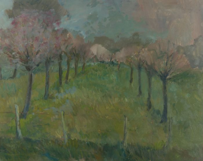 Gilbert Adams FRPS (1906-1996) - Mid 20th Century Oil, Orchard