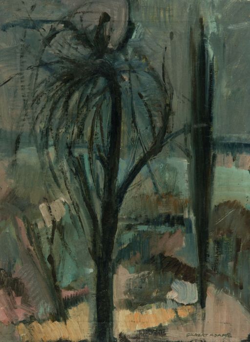 Gilbert Adams FRPS (1906-1996) - Mid 20th Century Oil, The Tree From My Window