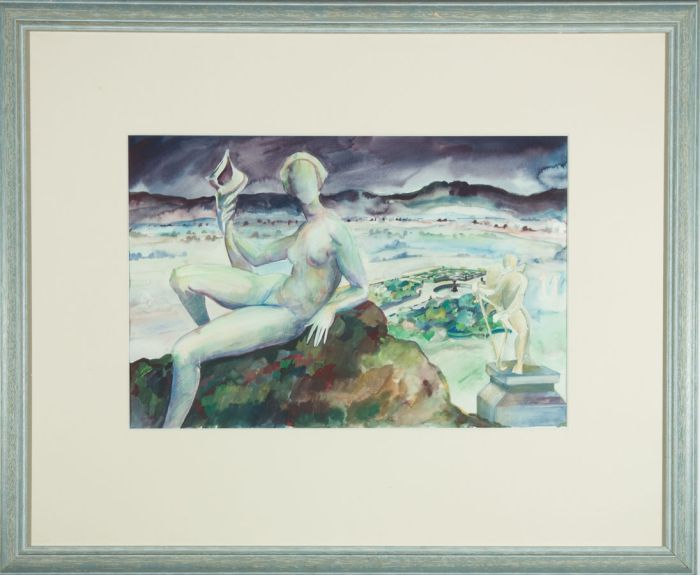 Belinda Downes - 1984 Watercolour, Venus and Mercury