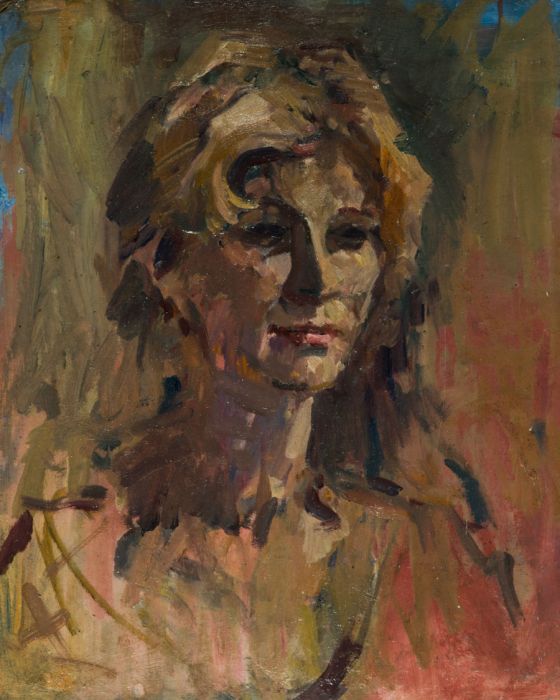 Gilbert Adams FRPS (1906-1996) - Mid 20th Century Oil, Portrait of a Woman