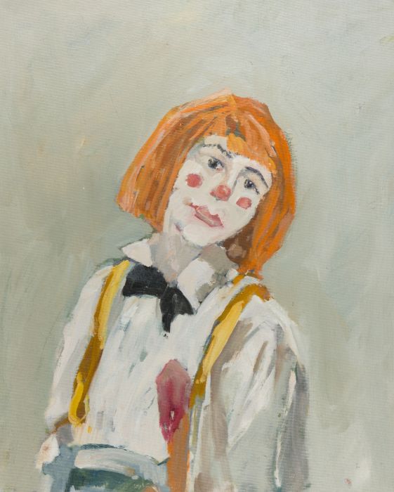 Gilbert Adams FRPS (1906-1996) - Mid 20th Century Oil, Clown