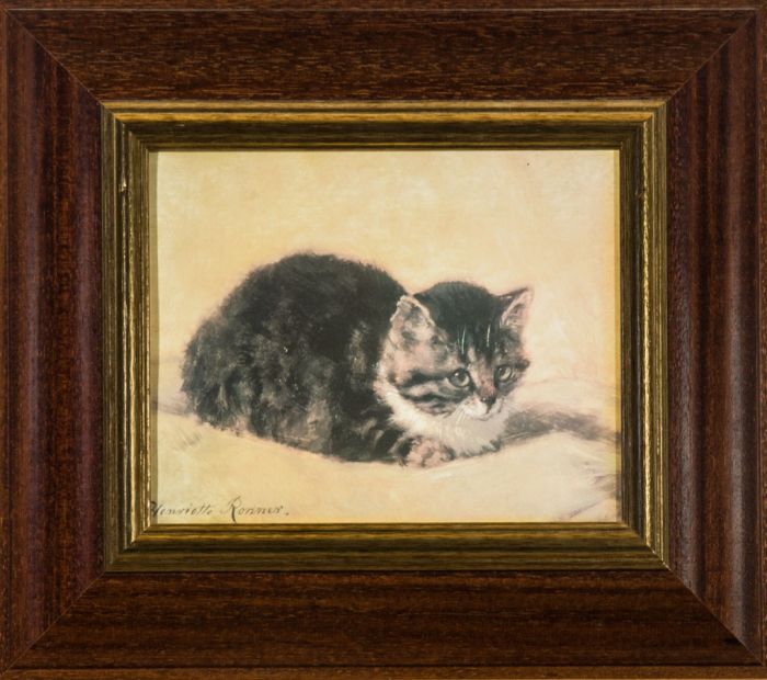Contemporary - Dark Wood and Gilt Picture Frame