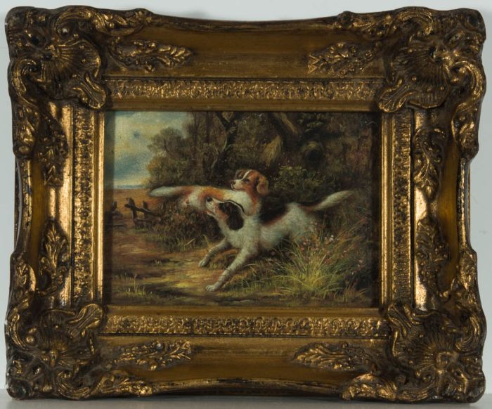 Small Late 19th Century Ornate Gilt Frame
