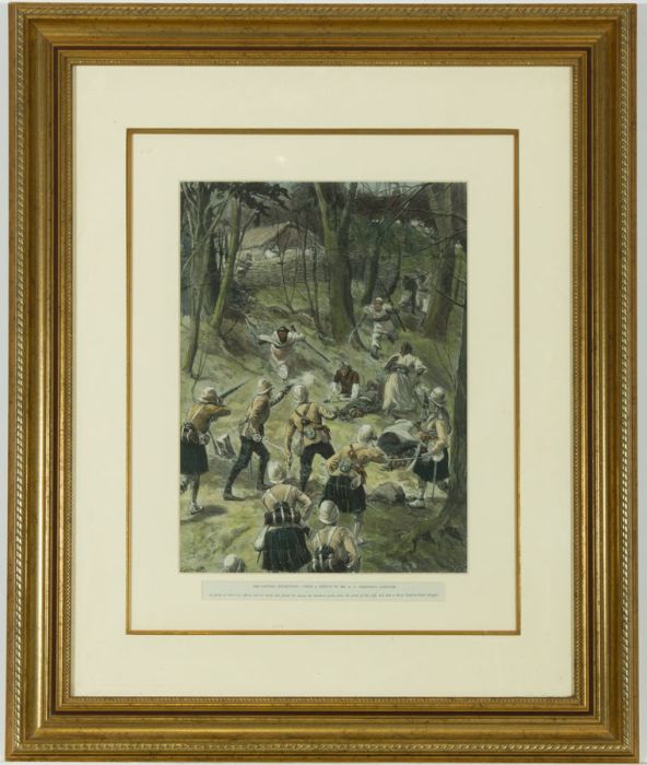 J.C.M. - Early 20th Century Woodblock, The Chitral Expedition