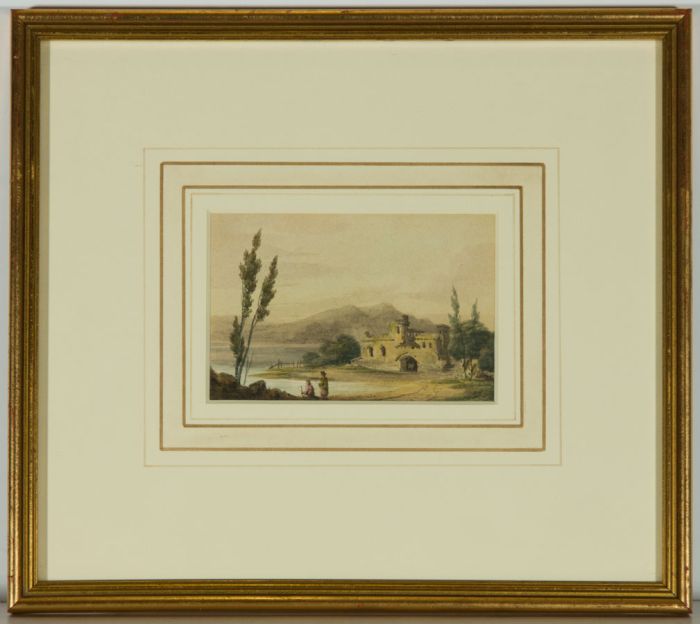 English School c.1820 Watercolour - Dundarawe, Loch Fine