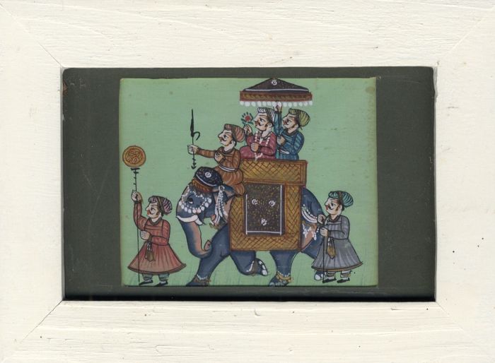 Mogul School - Set of 3 Framed Mid 20th Century Gouaches, Mogul Princes