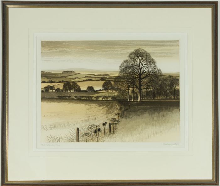 Kathleen Caddick (b.1937) - Limited Edition Signed Etching, The Ridgeway