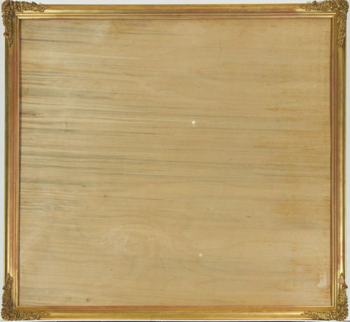 Large Early 20th Century - Gilt Picture Frame With Ornate Corner Molding
