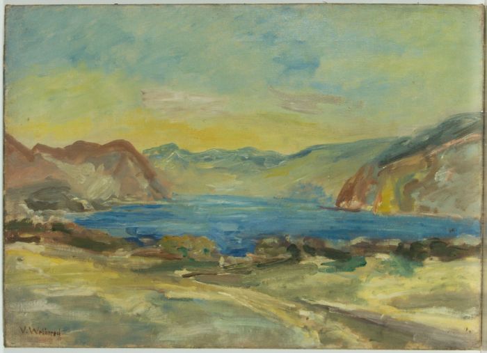 Vernon Wethered (1865 - 1952) - Signed 1923 Oil, Emmerdale