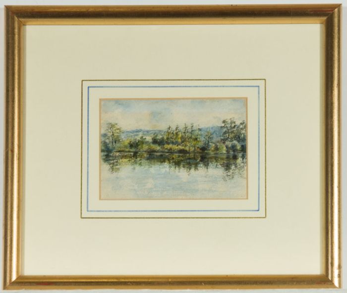 Henry Longueville Graham - Framed 1893 Watercolour, Near Haslemere