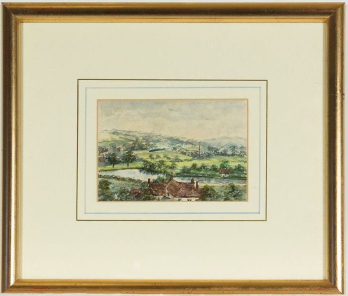 Henry Longueville Graham - Framed Late 19th Century Watercolour, Landscape View
