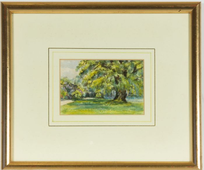 Henry Longueville Graham - Framed 1898 Watercolour, Brightling Rectory