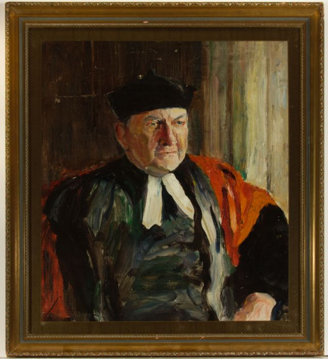 Jean Dryden Alexander (1911-1994) - Signed Oil, Portrait of a Barrister