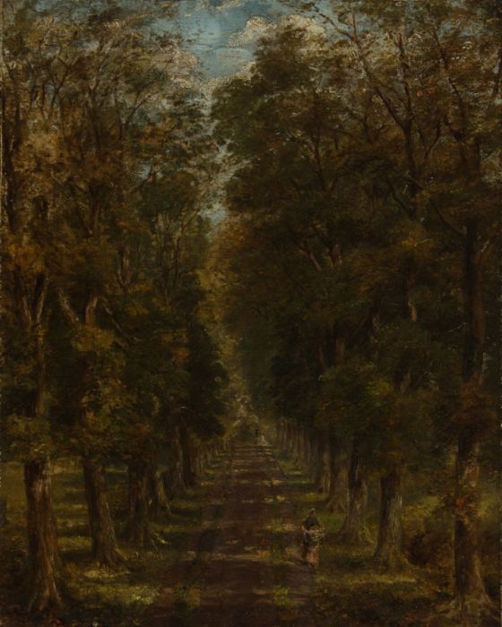 W. Richardson - 19th Century Oil, The Duchess Walk, Knole Park