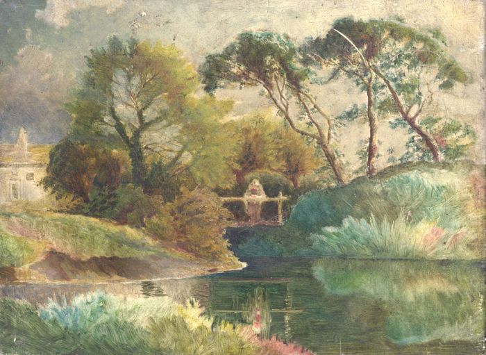 Five 19th Century English School Oil on Canvas Landscapes for Restoration