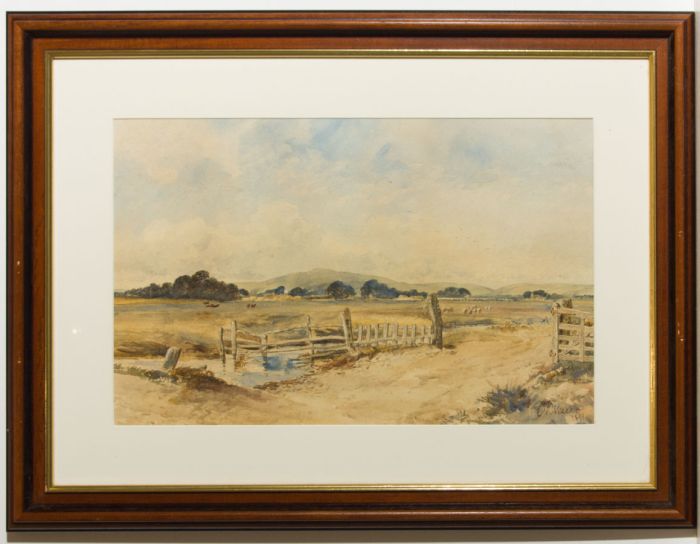 C. Duncan - Signed 1899 Watercolour, Rural Landscape