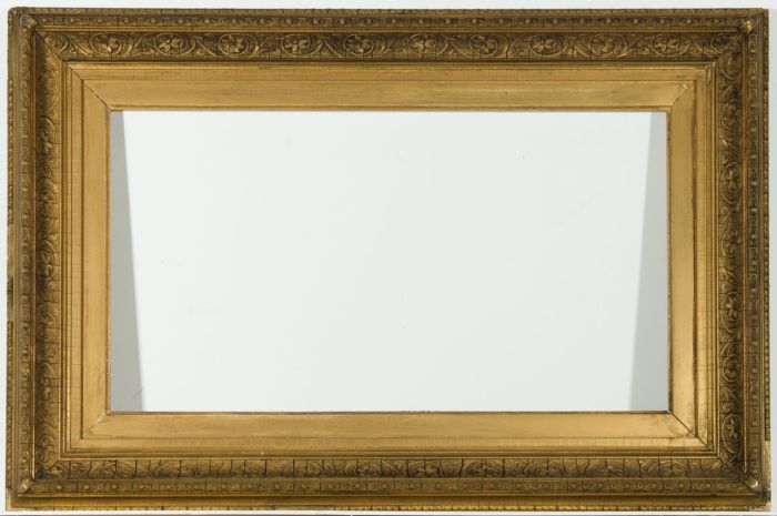 Mid 20th Century Picture Frame - Decorative Floral Design Gilt Picture Frame