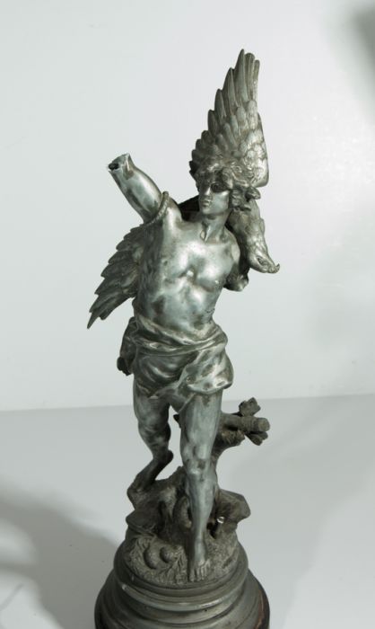 Louis Auguste Moreau (1855-1919) - Art Nouveau Classical Figure FOR RESTORATION