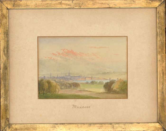 Munross - Gilt Framed 19th Century Watercolour, River Landscape