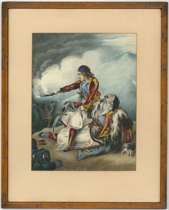 19th Century Watercolour - After Battle