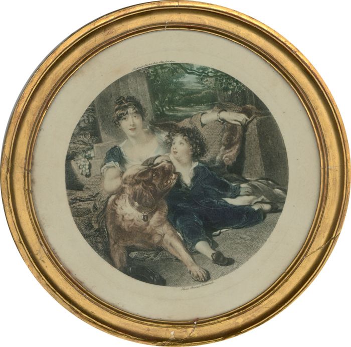 After T Lawrence PRA - Early 20th Century Stipple Engraving, The Faithful Friend