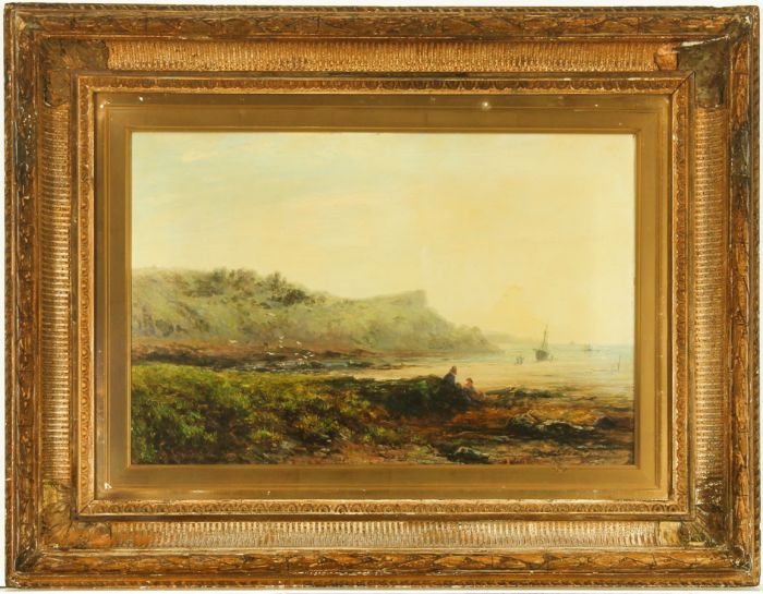 Sebastopol Samuel Holland (act.c.1876-1911) - 1882 Oil, Cornish Landscape