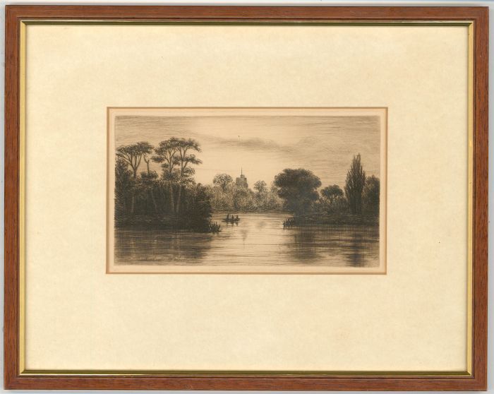 John Lumsdem Propert (1834-1902) - 19th Century Etching, Twickenham