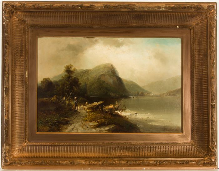 Max Sinclair - Signed 1882 Irish Oil, Eagle's Nest, Killarney