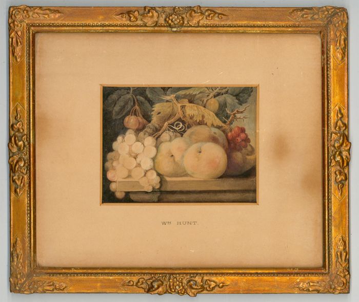 Atrrib. to William Henry Hunt - 19th Century Watercolour, Still Life with Fruit