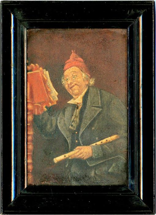Fine 19th Century Oil - Portrait of a Musician